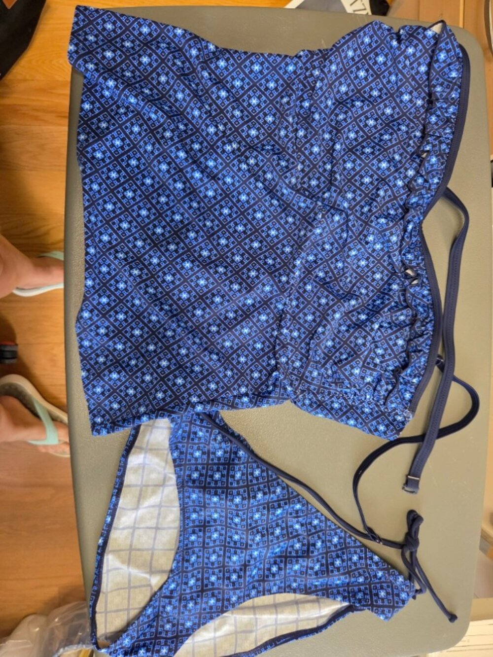 Beatiful Blue "Pour Moi" Tankini Set